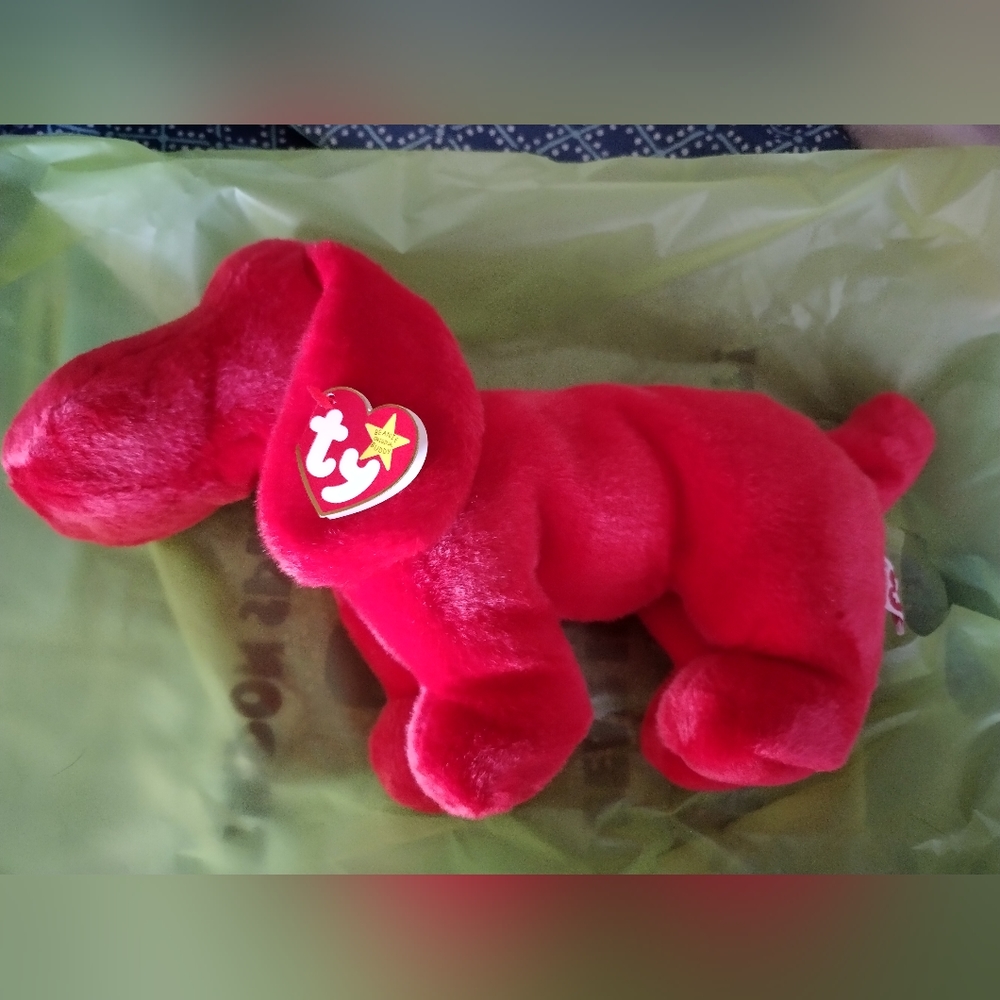Large 12 inch Rover TY beanie baby